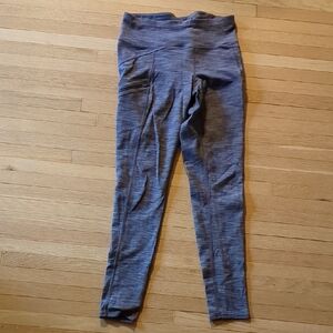 Athleta Gray Textured Leggings